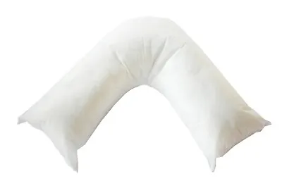 V Shape Orthopaedic Pillow & Cover Extra Filled Cushion Back Support Pregnancy. • £6.99