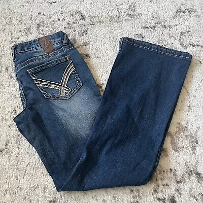 Vanity Original Thick Stitch Measure 28x29 (tagged 26x31)Low-Rise Boot Cut Jeans • $20.71