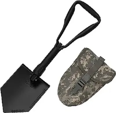 USGI Military E TOOL ENTRENCHING TOOL SHOVEL W ACU COVER CARRIER • $39.97