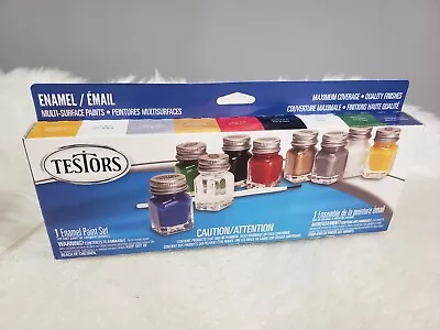 New 9146XT TESTORS ENAMEL GLOSS MODEL PAINT SET 9 Base Colors  • $24