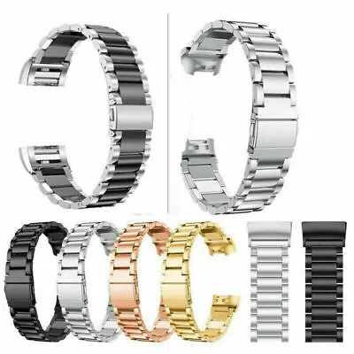 $16.99 • Buy  For Fitbit Charge 2 / 2 HR Stainless Steel Watch Band Metal Strap Bracelet