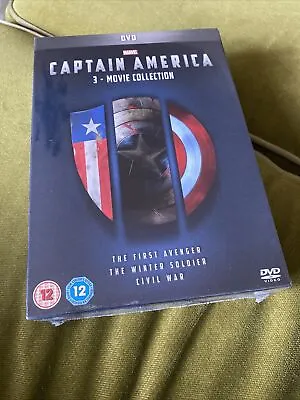 £8 • Buy Captain America: 3-movie Collection [12] DVD Box Set