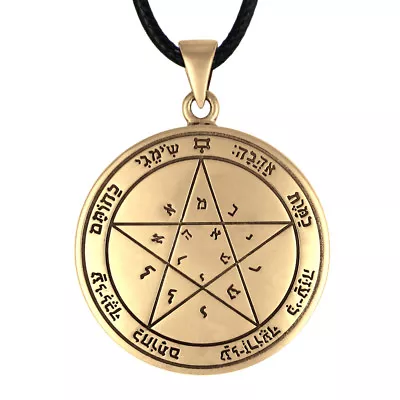 $19.99 • Buy Bronze 2nd Pentacle Of Venus Key Of Solomon For Honor Talisman Amulet