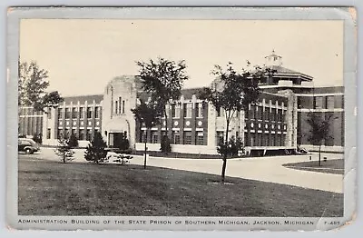 Administration Building State Prison Southern Michigan Jackson Mi Old Car • $2.97