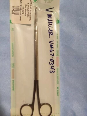$104.20 • Buy V. Mueller VM67-0343 Super Cut Metzenbaum Scissors Blunt 1 Seraded  Curved 9  A+