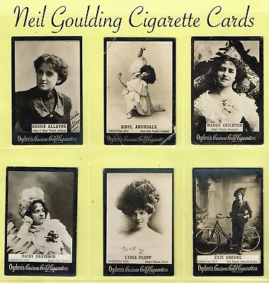 Ogden's Guinea Golds ☆ LARGE SIZE ☆ Pantomime & Theatre Artistes Cigarette Cards • £7.99