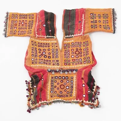 VTG Authentic Tribal Banjara Gypsy Belly Dance Rabari Choli Top 20  Arms X 19  H • $50.73