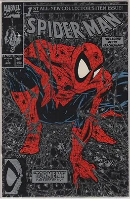 Spider-Man 1 Todd McFarlane 1990 Silver Edition Marvel Comic 9.6 9.8 Torment • $34.99