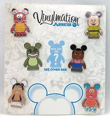 Disney Vinylmation 6 Pin Animation Mushu John Henry Chaser 2012 Authentic W Card • $35