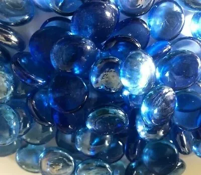 100 X  Decorative Glass PEBBLES/Nuggets 5 Colours Available Craftsweddingvase • £5.95