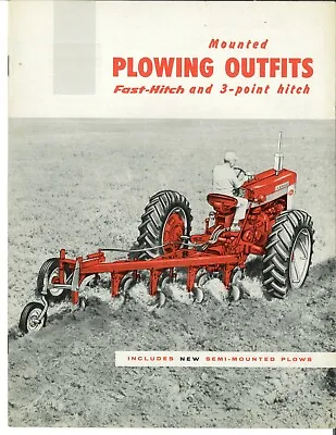 IH International Mounted Plowing Outfits Fast-Hitch & 3 Point Farmall Tractor  • $17.50