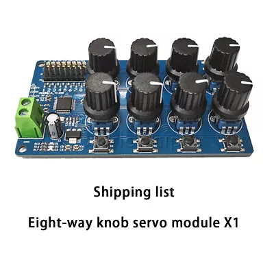 $15.17 • Buy 8Channel Servos Knob Serial Port Control Module Futaba Steering Gear Debug MG995