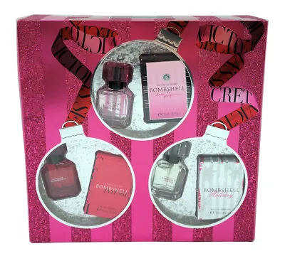 Victoria's Secret Bombshell Luxury Fragrance (3 Diff) Holiday Gift Set Box - New • $26.50