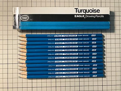 £18.88 • Buy Vintage Pencils BEROL EAGLE TURQUOISE : Chemi-Sealed : Drawing Pencils : HB