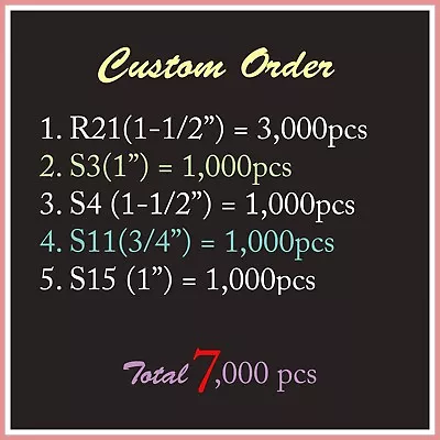 7000 Pcs Custom Order 5 Designs Mulberry Paper Flower ( 30% Deposit - Invoice ) • $268.83