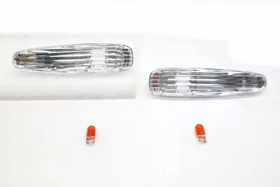 NEW Clear Front Bumper Side Marker Light For-1995~98~99 NISSAN SILVIA S14 200SX • $35.32