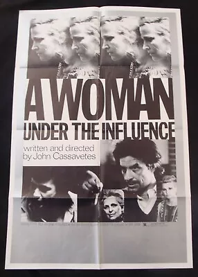 A WOMAN UNDER THE INFLUENCE Movie Poster JOHN CASSAVETES Original One Sheet • $350