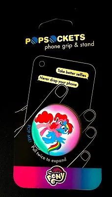 My Little Pony Popsockets Cell Phone Holder Pinkie Pie Rainbow Dash Pop Up Grip • $15.95