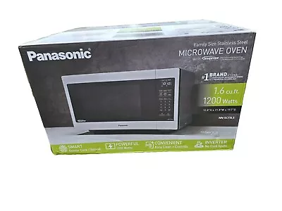 Panasonic Microwave Oven 2.2 Cu Ft 1250 Watts NN-SN96JS Stainless Steel Countert • $245