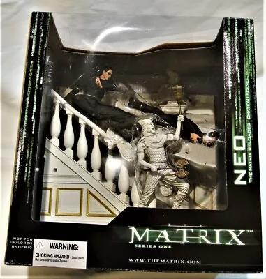 Matrix Reloaded Movie NEO CHATEAU 2 Figure Deluxe Box Set MCFARLANE SEALED! NEW! • $74.99