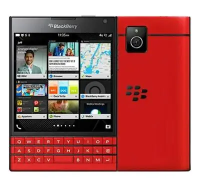 BlackBerry Passport SQW100-1 32GB 3GB 32GB Black Unlocked Smartphone New Sealed • $299