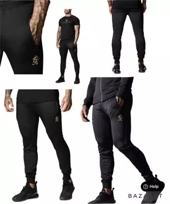 Gym King Polyester Jogging Tracksuit Bottoms Sweatpants Designer Joggers Jog New • £19.99