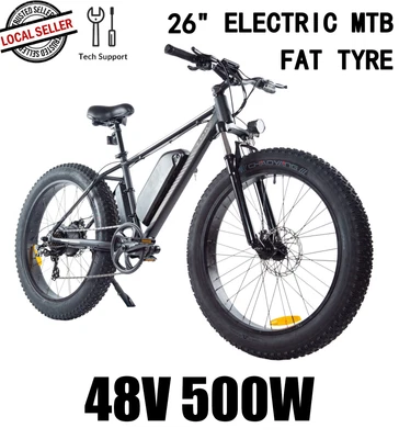 $1439.95 • Buy TDR 48V 500W Sturdy Motorised Big Fat WHEEL Bicycle Electric Mountain Bike EMB 