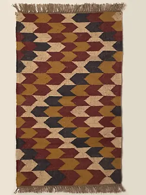 Rug Wool Jute Area Kilim Kitchen Living Room Carpet Dinning Hallway Runner Rug • $118.12