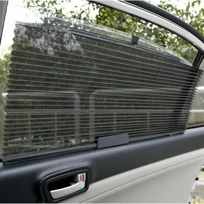 Black Car Retractable Windshield Sunshade Window Sun Visor UV Block Shade Cover • $16.96