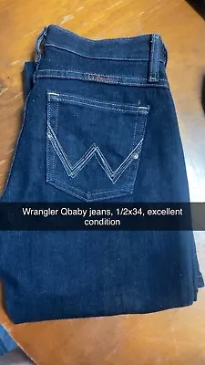 Wrangler Q Baby Jeans 1/2 X 34 • $70