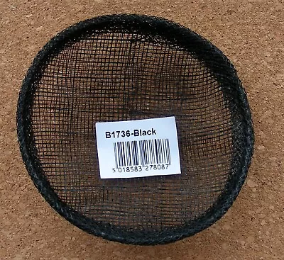 BN 10 Cm Round Fascinator / Hat Base In Black For Hat Making / Millinery • £2.50