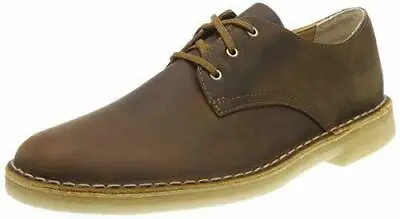 Clarks Original Men Desert Crosby Beeswax Lea Soft Comfort UK 9101213 G • $223.47