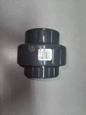 SPEARS #857-020 Gray SCH-80 2  (2-inch) PVC Slip Socket (SxS) Union • $27.99