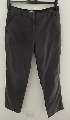 £9.99 • Buy Ladies Peter Storm Grey Part Elasticated Waist Walking Trousers Size 14 L
