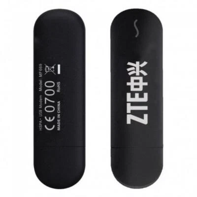 UNLOCKED ZTE MF669 3G 21.6mbps USB DONGLE + EXTERNAL ANTENNA PORT (UK) • £12.99