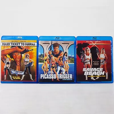 Hard Ticket To Hawaii Picasso Trigger Savage Beach Blu-ray All Mint Condition • £62.04