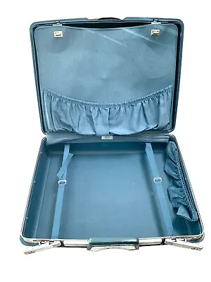 Samsonite Glacier Blue Aspen Suitcase Luggage Hardside Clamshell 20/16/7  Vtg • $42.99