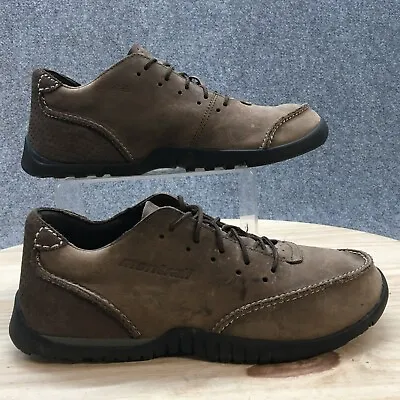 Montrail CTX Shoes Mens 8.5 Whidbey Sneakers Brown Leather Lace Up GM 1058 220 • $20.14