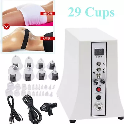 Butt Lift Vacuum Therapy Machine Breast Enlargement Body Massage Beauty Cupping • $67.45