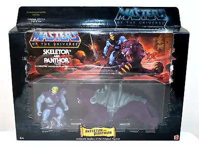 Masters Of The Universe MOTU Commemorative Skeletor & Panthor 2 Pack NIB • $159.99