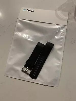 $29 • Buy ***Genuine*** Fitbit Charge 2 Wristband. Size Small. BLACK **New** FBR160ABBKS