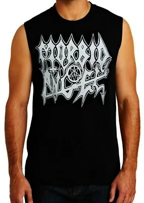 MORBID ANGEL BLACK METAL Band Black Muscle Shirt • $12.99