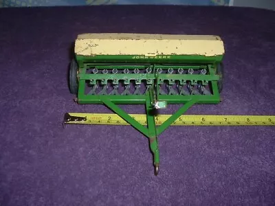 Ertl-Eska  John Deere Grain Drill Yellow Lids Missing Seed Tubes Very Good.. • $25