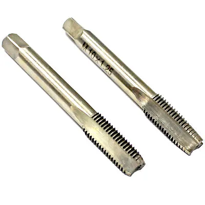 £8.26 • Buy 10mm X 1.25 Metric Taper And Plug Tap M10 Pitch Machine Tap Drilling Tool