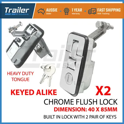 $28 • Buy X2 Small Chrome Compression Lock, Push Latch, Tool Box, Canopy Pop Up RV Trailer
