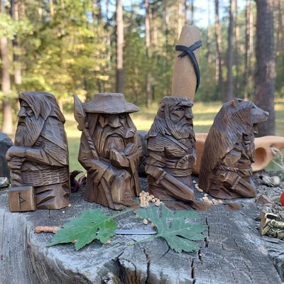£25 • Buy Nordic Pagan Statues Gods Ornaments  /Tyre/Thor/Viking/Odin/ Modern Art Decor UK