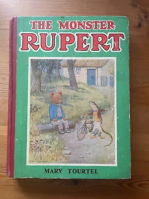 Vintage The Monster Rupert Book By Mary Tourtel 1948 • £5.99