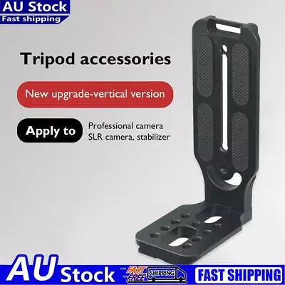 Universal DSLR Camera L Plate Quick Release Tripod Head Mount Vertical Bracket • $13.81