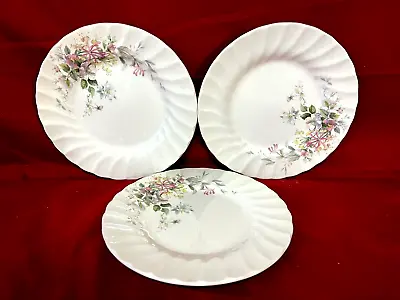 Myott Meakin Straffordshire Floral Swirl Set Of 3 Bread Plates 6 3/4  England • $27.95