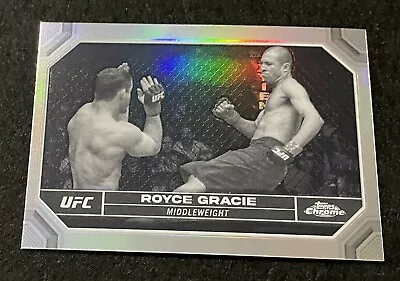 Royce Gracie Negative Refractor 💎 2024 Topps Chrome UFC #170 • $0.98